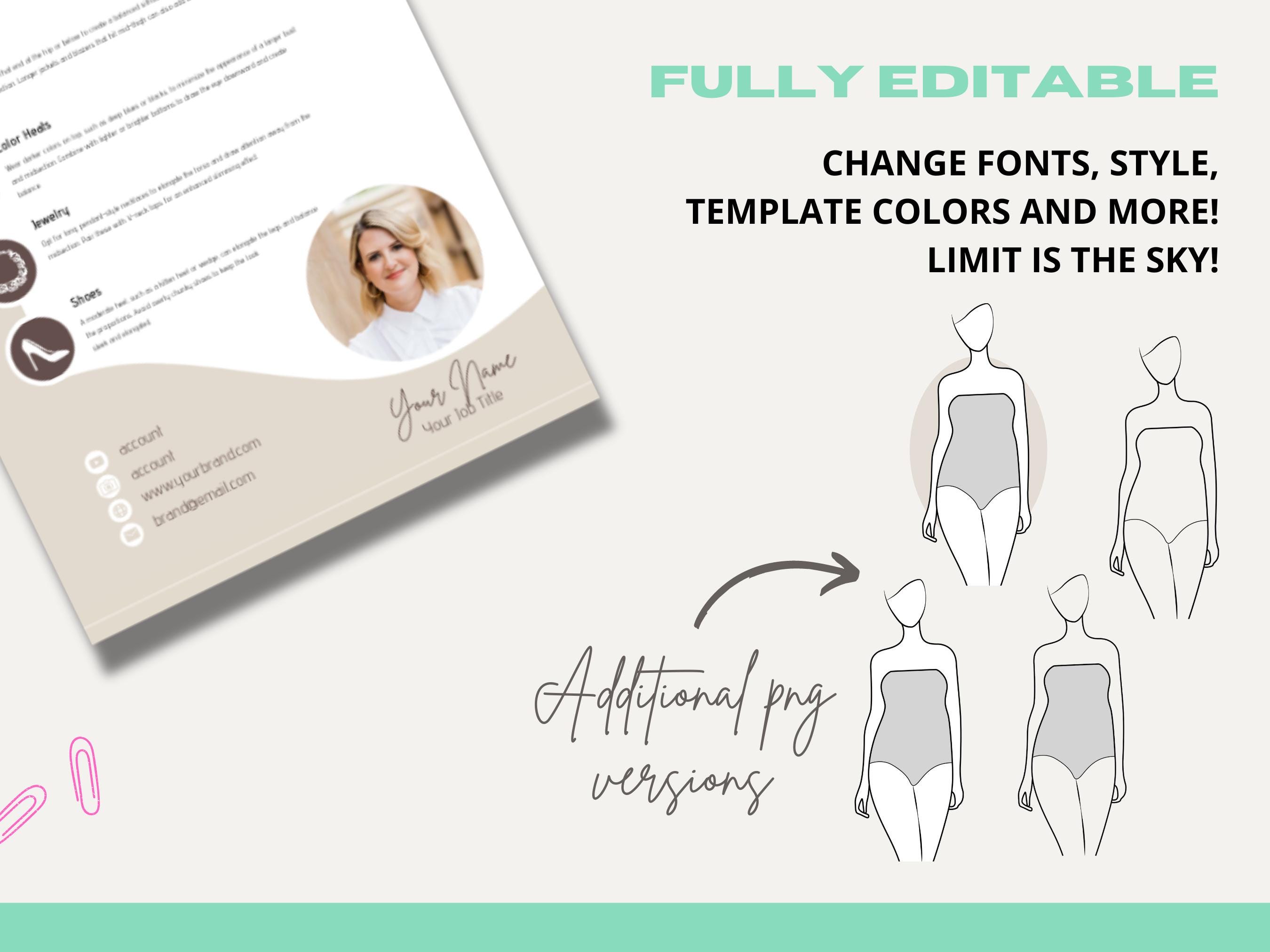 Body Type Style Guide Canva Template for Stylists (editable) - Etsy