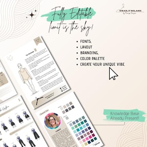 Stylist Business Bundle: Color Analysis & Style Discovery Canva Kit (Digital Download) image 4