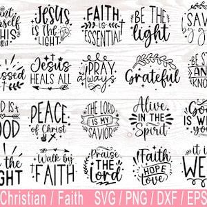 Christliche svg, Inspirational SVG Bundle, Religiöse svg, Keychain svg, Faith svg, Motivation svg, Starke Frau svg, Cricut