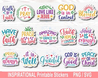 Christian Svg Inspirational SVG Bundle Religious Svg - Etsy