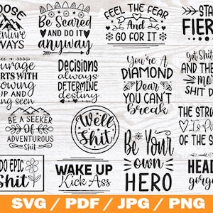 Digital Stickers, Sarcastic svg, Funny png, Motivational SVG, Strong Woman svg, SVG Files for Cricut, Digital Art Prints