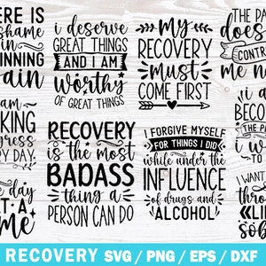 Sobriety svg, Recovery SVG, Inspirational svg, Sticker Sheet, Mental Health SVG, Sober, Coffee Cup svg, Motivational svg, svg