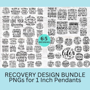 Kleiner Anhänger PNGs, Nüchternheit, Genesung, inspirierendes PNG Bundle, PNG, psychische Gesundheit, Sucht PNG, motivierend, Dateien Cricut, Wachstum Mindset,