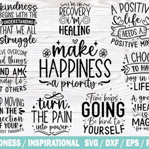 Inspirational svg, Recovery svg, motivational png, printable Quotes png, Positive Quotes svg, Printable Mental Health Sticker, Happy svg
