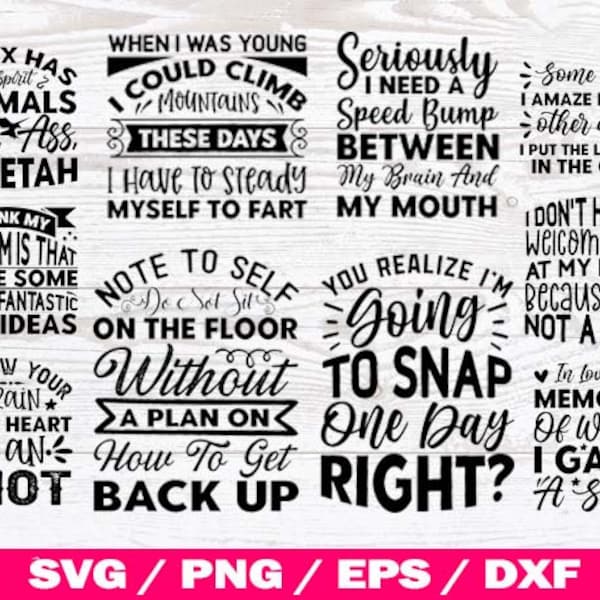 Sarcastic svg, Adult Humor SVG Bundle, Merch, SVG Files for Cricut, Sarcastic Bundle svg, Adult Humor svg, Digital Prints, Art Prints