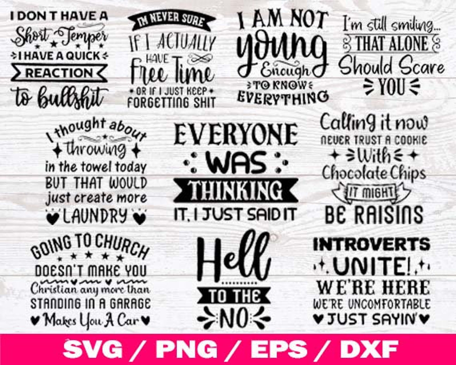 Adult Humor SVG Sarcastic Svg Bundle Adult Humor SVG Bundle - Etsy