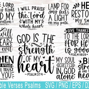 Christian svg, Scripture svg, Psalms svg, Spiritual svg, Inspirational svg, Coffee Mug Bundle, Religious svg, Digital Download, Cricut Files