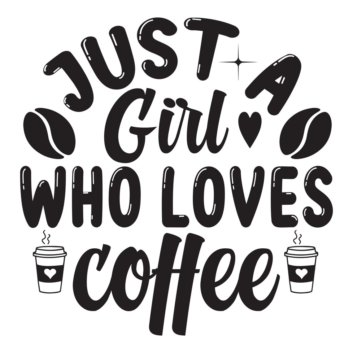 Printable Coffee Stickers Svg Bundle Coffee Mug Cricut Svg Etsy