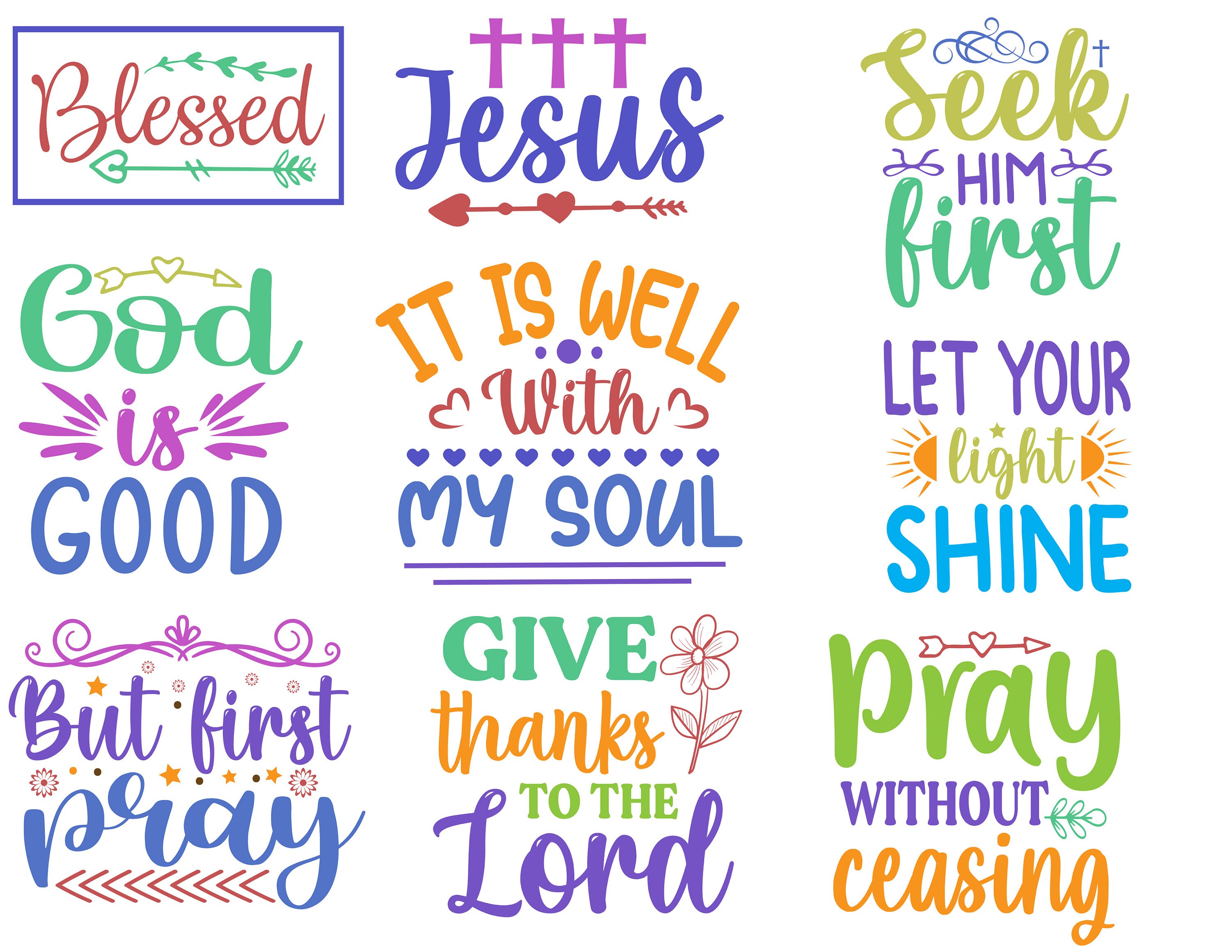Digital Stickers Png, Bible Verse PNG, Bible Verse Svg, Christian Svg ...