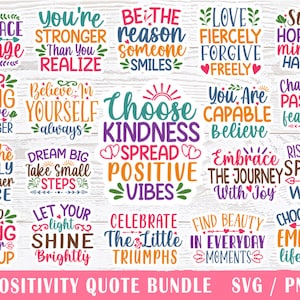 Inspirational svg, Commercial Use, Recovery, Digital stickers bundle,Mental Health png,Cricut svg,Stickers svg,Printable Positivity stickers