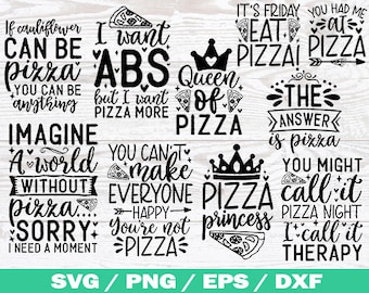 Funny Pizza SVG Bundle, Sarcastic Kitchen svg, Pizza svg, Trendy svg, Funny Apron svg, svg Files, funny kitchen towel svg, cooking svg,  svg