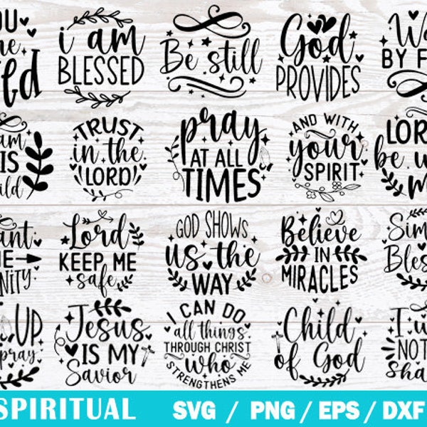 Digital Stickers, Religious svg, Inspirational Quotes SVG Bundle, Religious svg, Keychain svg, Strong Woman svg, Cricut, Printable Art