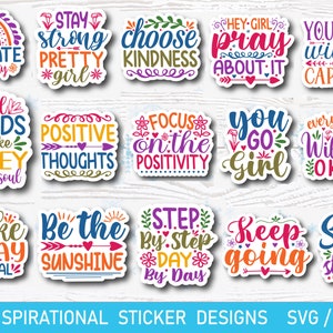 Kindness Sticker Bundle Printable Kindness Stickers Positivity Stickers  Printable Stickers Kindness Quotes Printable Sticker Bundle 