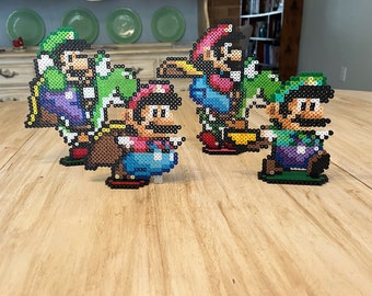 マリオ パーラー ビーズ マグネット: 8 ビット ピクセル アート