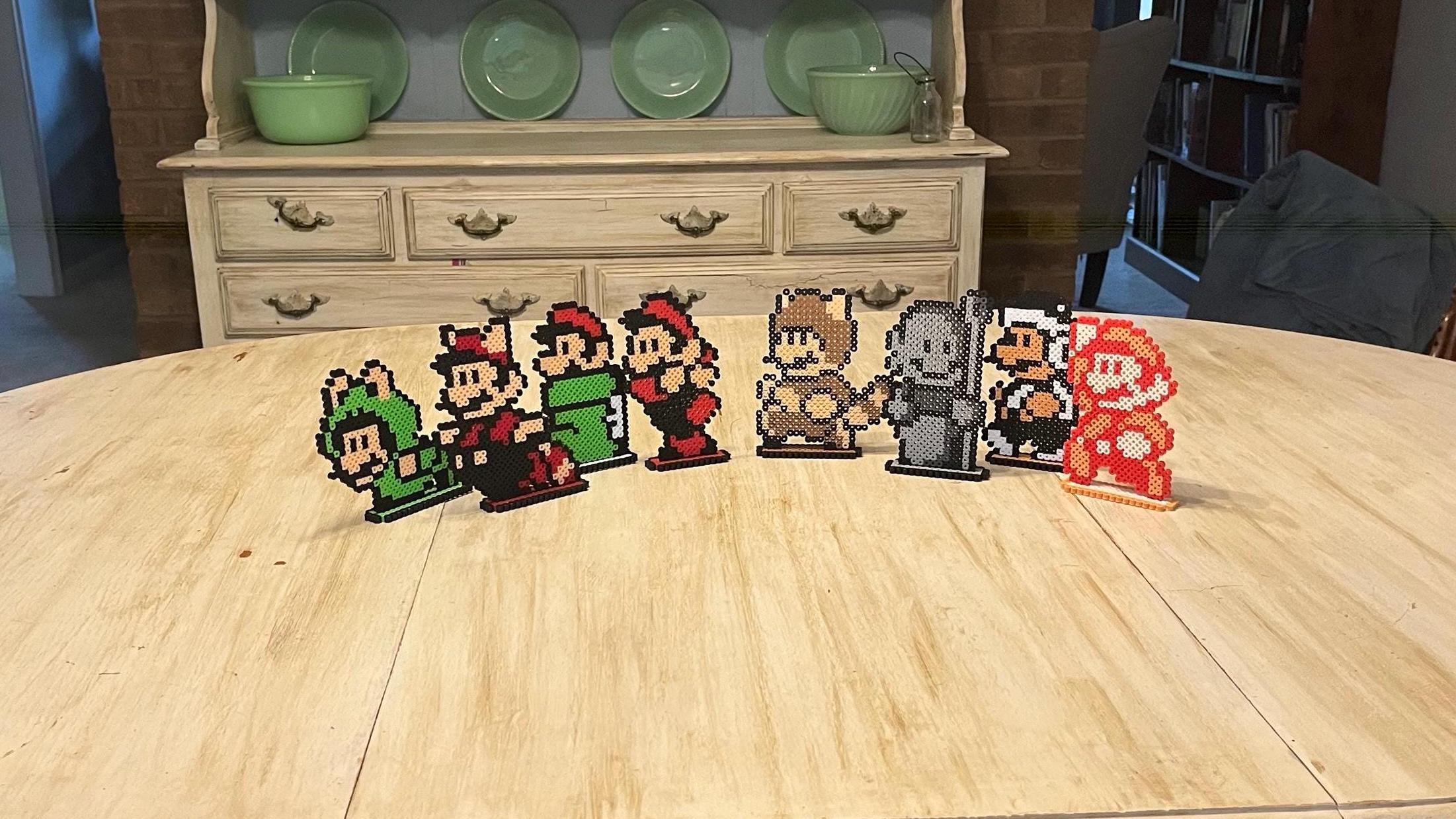 Super Mario Bros 3 Stands | Magnets | Perler Bead | Pixel