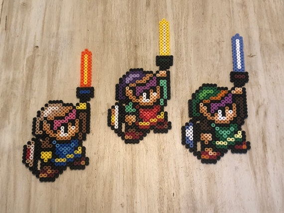 その他 beads art Legend of Zelda Perler Bead Standees | Link to the Past Bead Art