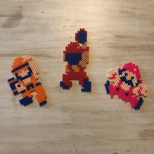 Wrecking Crew Magnets | Retro PixelArt | NES | Game Room Collectible | Decor | Mario | Luigi | Foreman Spike