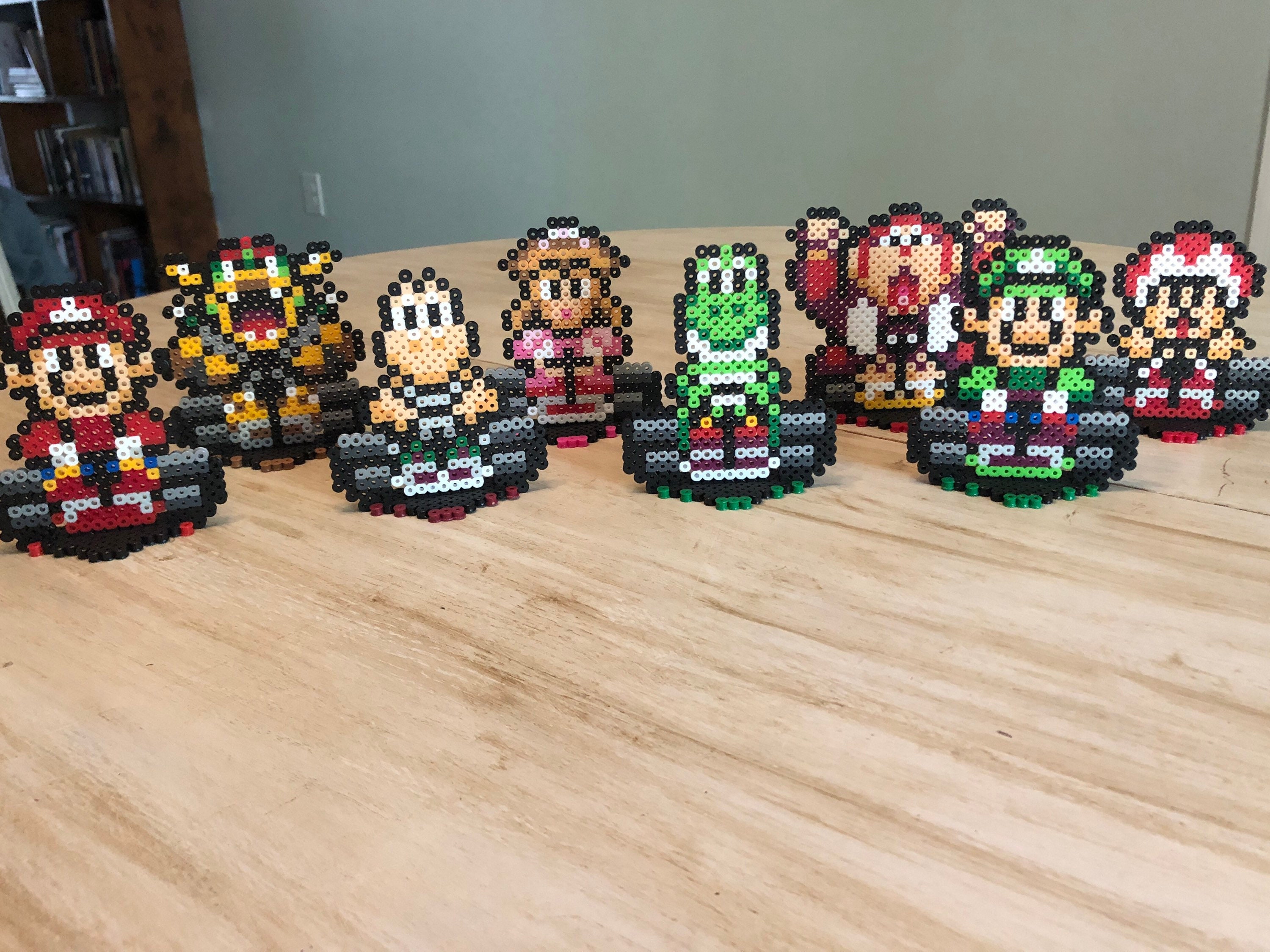 Mario Kart Magnets/stands | Mario | Bowser | Luigi | Peach | Toad