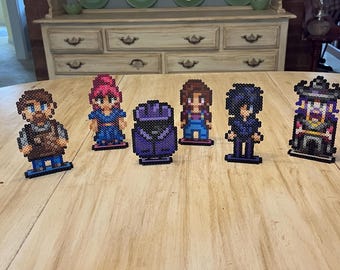 Stardew Valley Perler Bead Art | Standees | Magnets | Clint | Sebastian | Krobus | Maru | M. Rasmodius | Sandy | Game Room Art |