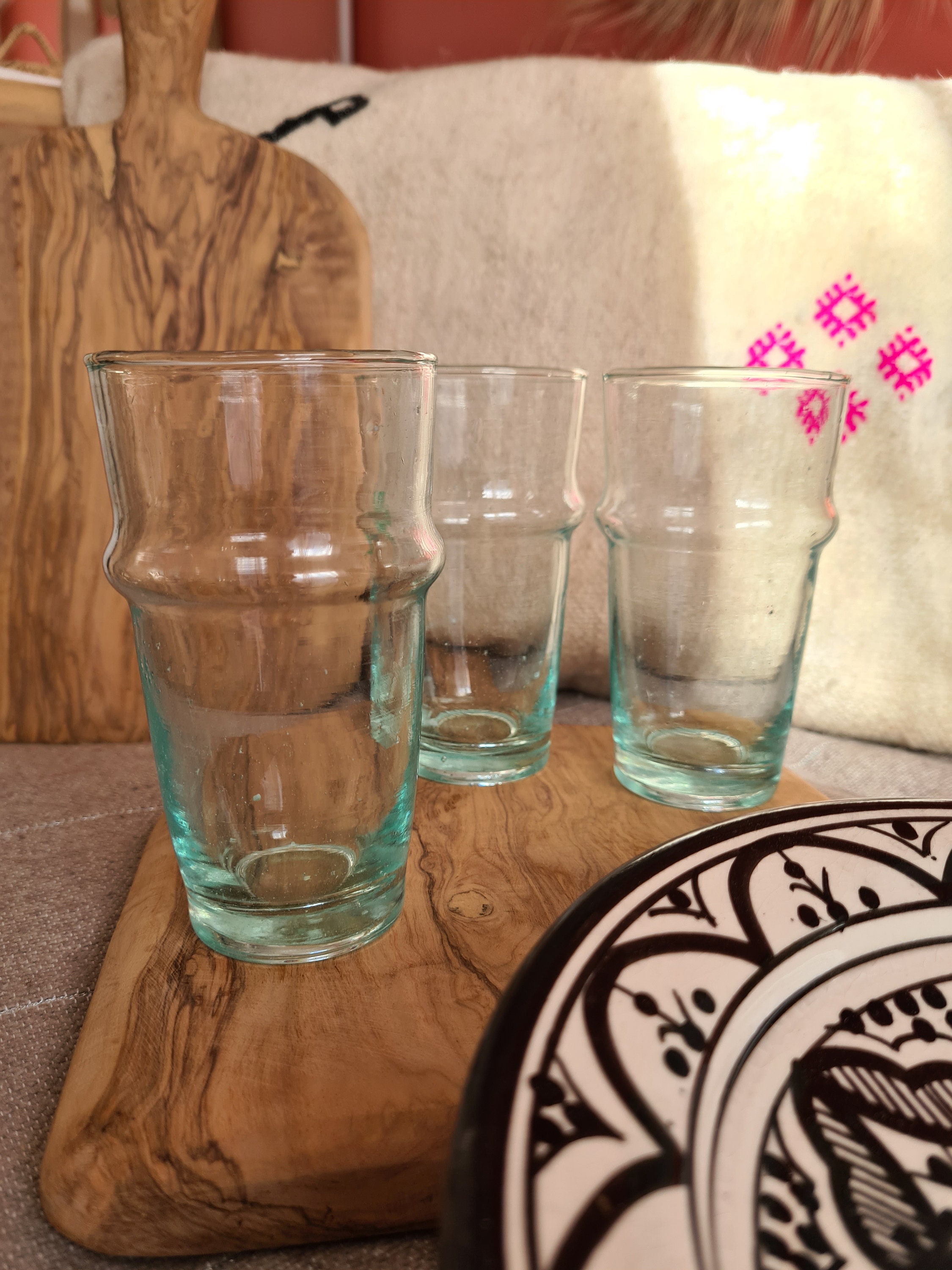 Verres Marocains Traditionnels Beldi Lot de 2 | 13cm