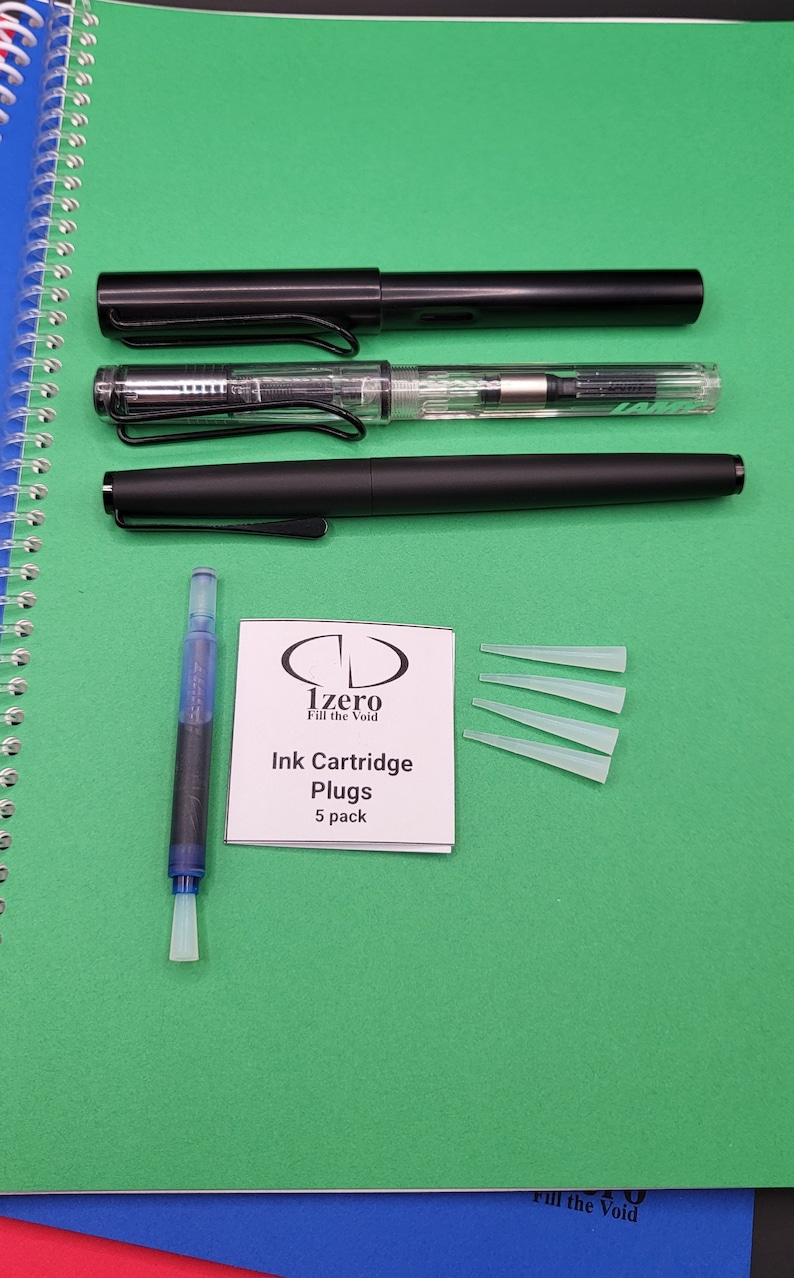 Ink Cartridge Plugs for Fountain Pen Ink - 5 Pack - Etsy