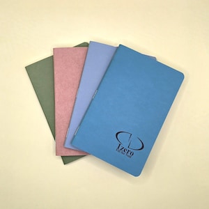 Caderno de bolso - Grade de pontos de 4 mm - Vazio de bolso - Compatível com caneta-tinteiro - Grampeado