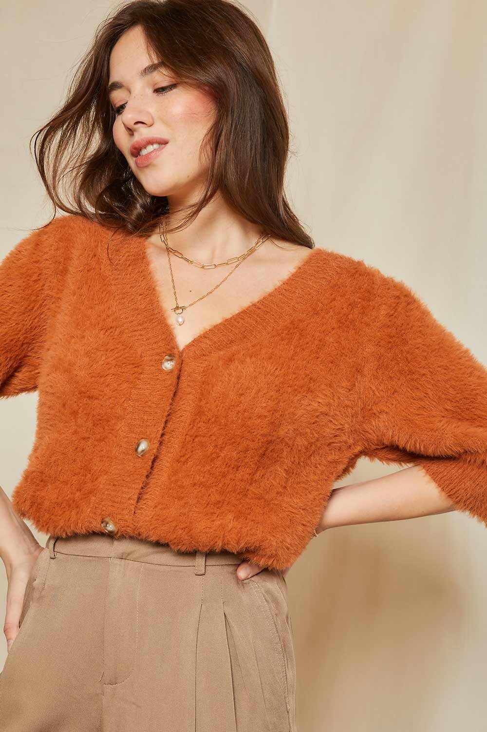 Chenille Cardigan - Etsy