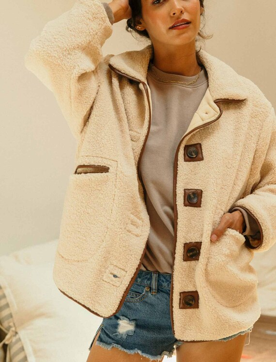 button down jacket womens
