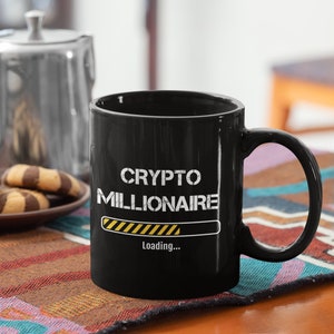 Crypto Millionaire Crypto Mug, Crypto Traders Coffee Mug, Cryptocurrency Mug, Digital Currency Mug, Crypto Investor, Bitcoin, Crypto Gifts
