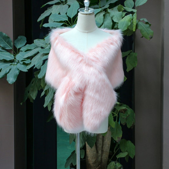 Girls' Faux Fur Bolero Shrug – Princess Cape Wrap For Flower Girls, Bridesmaids, & Parties | Soft Shoulder Cover Shawl