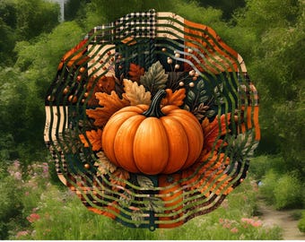 fall pumpkin wind spinner,pumpkin decor,pumpkin gift,fall spinner,fall home decor,fall gift,farmhouse decor,garden decor,friend birthday gif