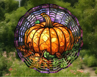 fall pumpkin wind spinner,pumpkin decor,pumpkin gift,fall spinner,fall home decor,fall gift,farmhouse decor,garden decor,friend birthday gif