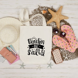 Salty As A Beach Tote Bag – Frill Seekers Gifts