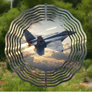 wind spinner,fighter jet,fighter jet decor,jet decor,jet gift,plane house decor,plane gift,jet plane,garden decor,,friend gift,coworker gift