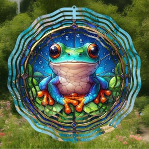 frog spinner,frog gift,frog decor,frog toad,frog design,frog home decor,garden spinner,garden decor,friend gift,birthday gift,coworker gift