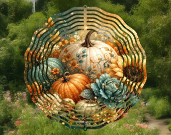 fall pumpkin wind spinner,pumpkin decor,pumpkin gift,fall spinner,fall home decor,fall gift,farmhouse decor,garden decor,friend birthday gif