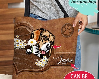 purse with dog design