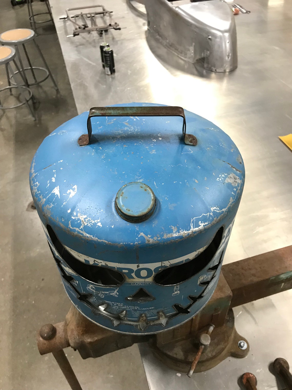 Gas Can Jackolantern FREE SHIPPING Etsy