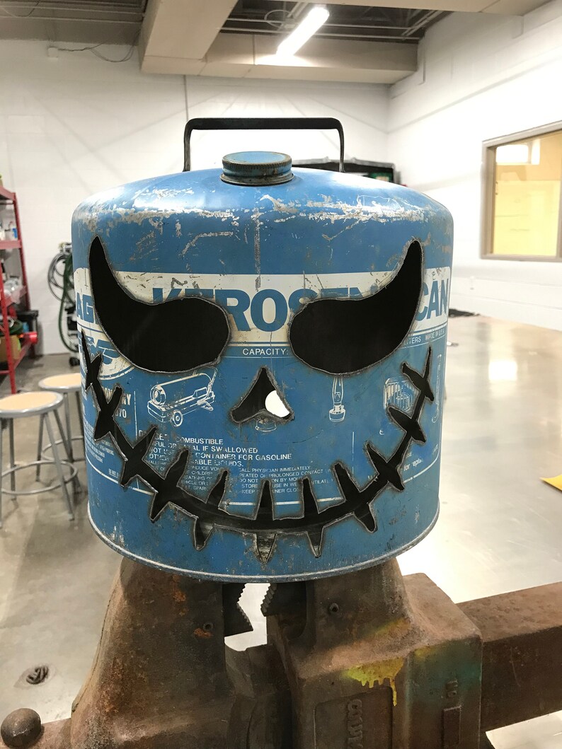 Gas Can Jackolantern FREE SHIPPING Etsy