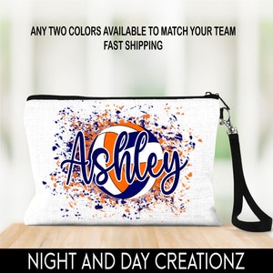 Volleyball Bag, Personalized Volleyball Bag, Personalized Wristlet, Volleyball Wristlet, Volleyball Team Bag, Volleyball Gifts, Team Bag