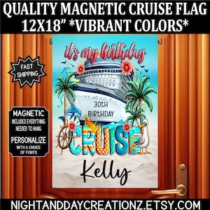 Birthday Cruise, Cruise Door Flag, Birthday Cruise, Birthday Cruise Door Sign, Cruising Decoration, Cruise Door