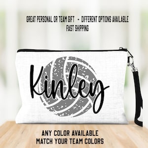 Volleyball Bag, Personalized Volleyball Bag, Personalized Wristlet, Volleyball Wristlet, Volleyball Team Gifts, Volleyball Gifts, Custom