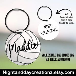 Volleyball Bag Tag, Volleyball Name Tag, Volleyball Team Gift, Volleyball Tournaments, Volleyball Accessories, Volleyball