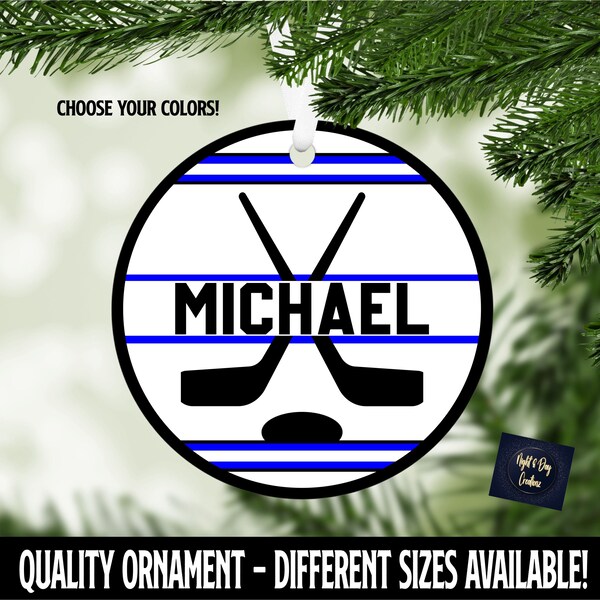 Hockey Ornament Etsy