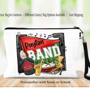 Personalized Band Wristlet Bag: Music Gifts, School Band