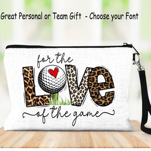 Golf Bag, For The Love Of Golf, Team Golf Bag, Golf Team Gifts, Golf Wristlet, Personalized Wristlet, Cute Bag, Ladies Golf