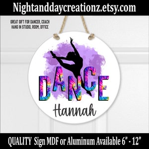 Dance Sign, Dancer, Ballet, Girls Room Sign, Dance Teacher, Coach, Dance Studio, Dancer Gifts, Dancing, Sign, Gift