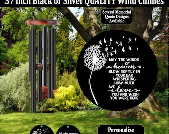Memorial Wind Chime, Sympathy Gift, Condolence Gift, Memorial, Personalized Wind Chime
