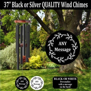 Personalized Wind Chime, Wedding Wind Chime, Anniversary Wind Chime, Memorial Wind Chime, Custom Wind Chime