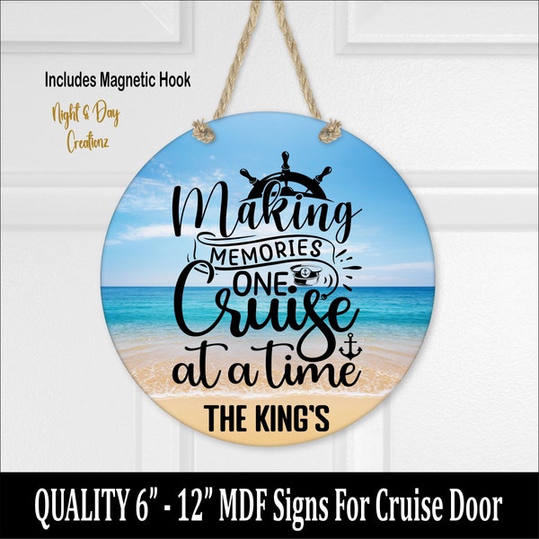 Cruise Ship Sign, Cruise Door Magnet, Making Memories Cruise Door Sign, Cruise Trip Sign, Cruise Accessories, Cruise Door Signs, Cruise